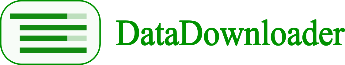 DataDownloader v1.0 documentation - Home